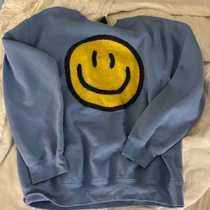 smiley sweatshirt